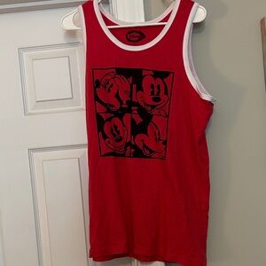 Disney Red and White Kids Tank Top